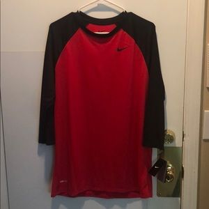 L - Nike 3/4 Sleeve Dri-Fit Shirt